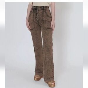 ULLA JOHNSON Women’s Milo High-Waist Flare Jeans Size 10 $425